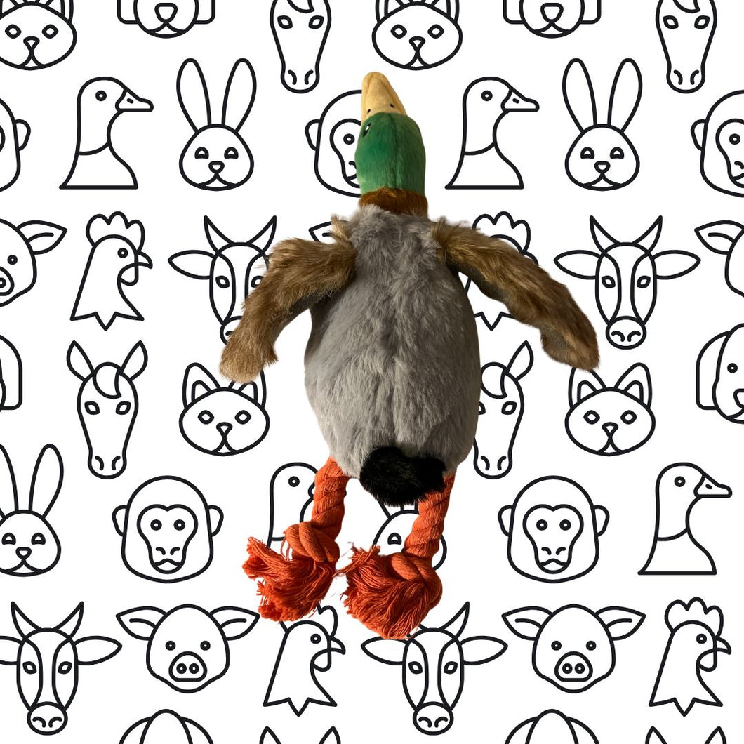 Squeaky Stuffed Duck Toy