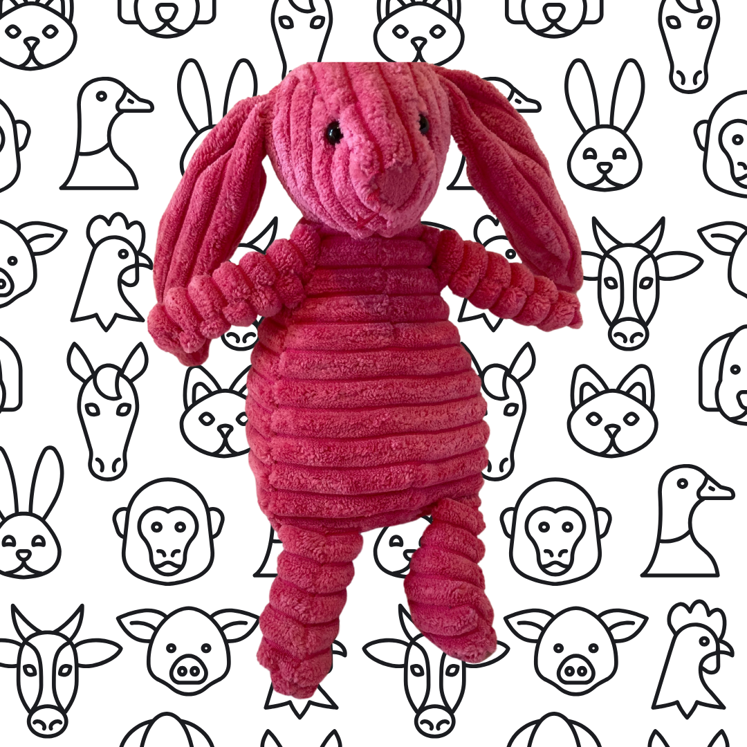 Pink Stuffed Rabbit | Stylish Pet Products | the king of hearts – the ...